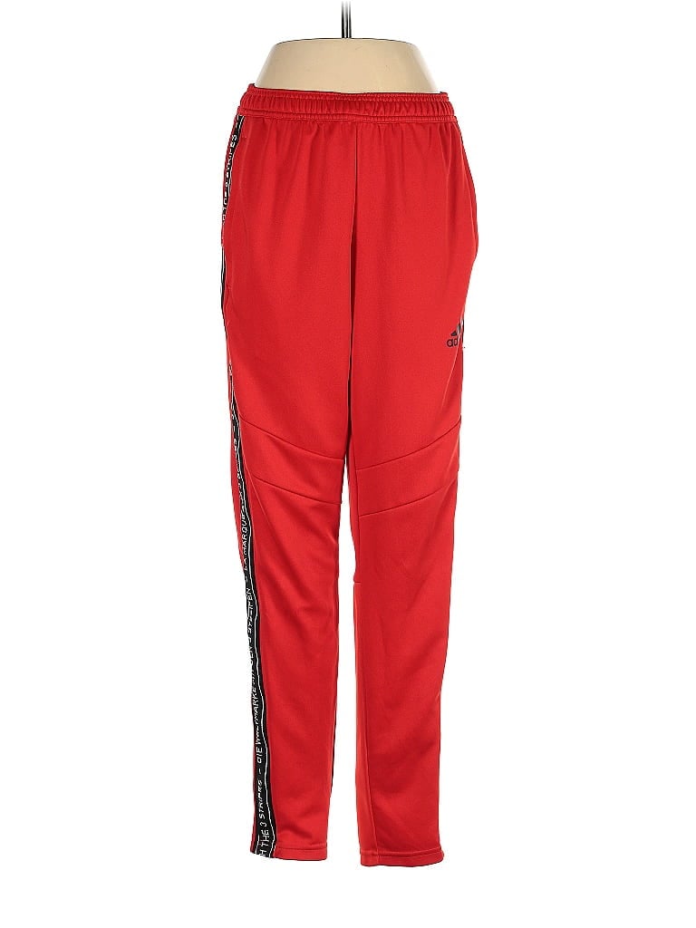 Adidas 100 Polyester Red Track Pants Size S 60 Off Thredup 2508