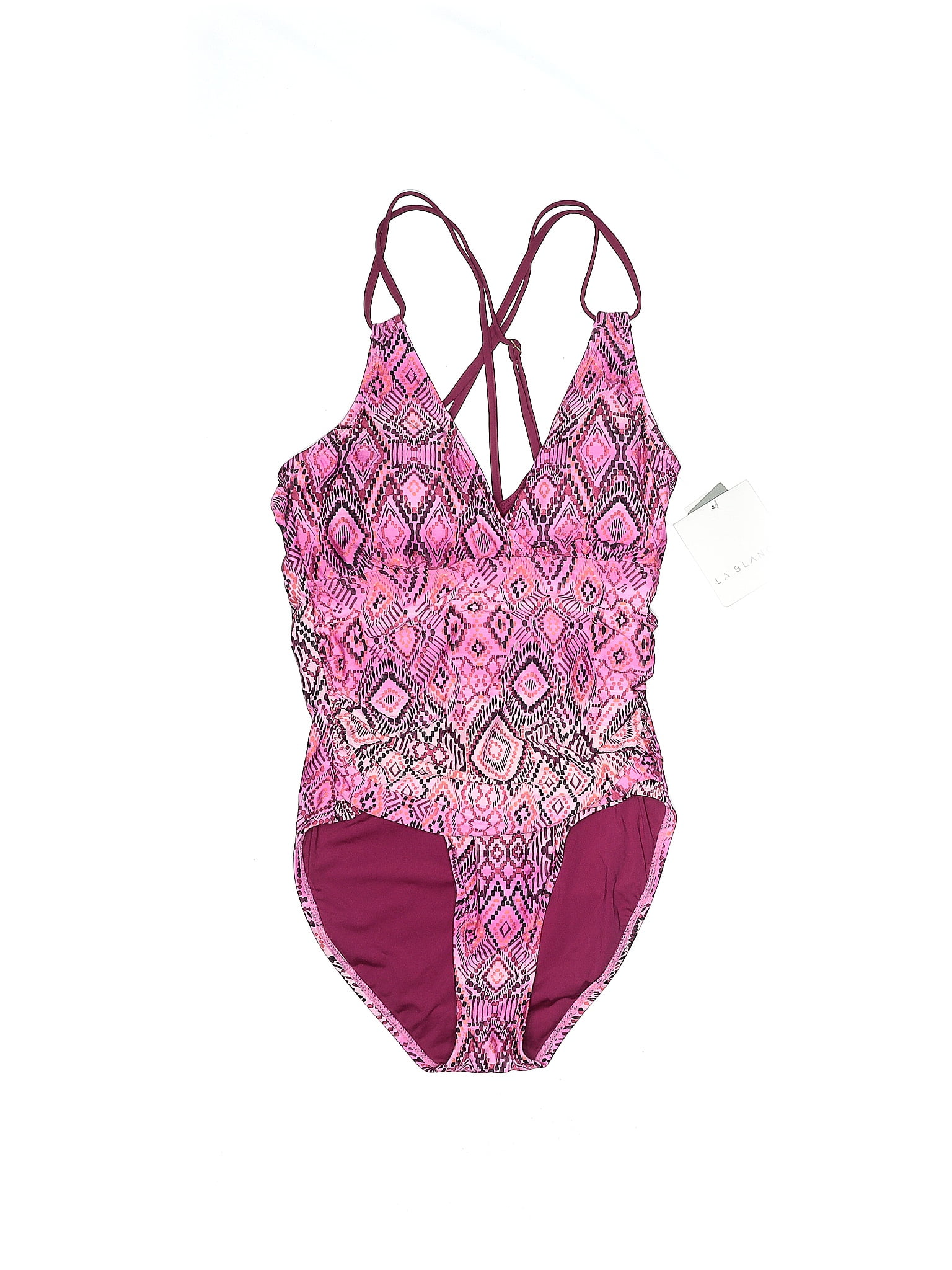 La Blanca Multi in Full Bloom Reversible One-Piece Swimsuit