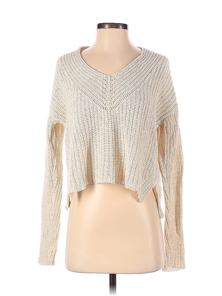 Eileen Fisher Color Block Solid Ivory Pullover Sweater Size S - 73% off ...