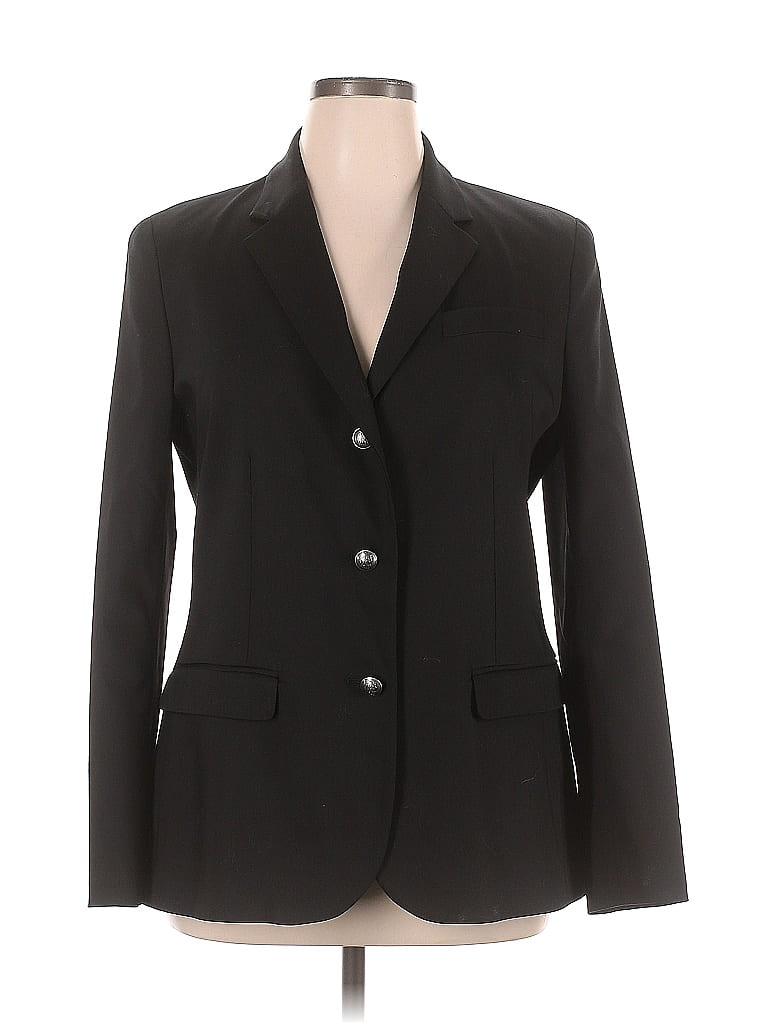 Blazer Femme Chaps Noir Jet Black - Taille M (Medium) - Neuf Avec étiquettes - 100% Coton