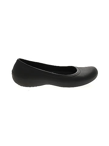 Crocs hot sale black flats