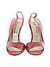 Casadei Color Block Red Embossed Leather Heels Size 9 1/2 - photo 2