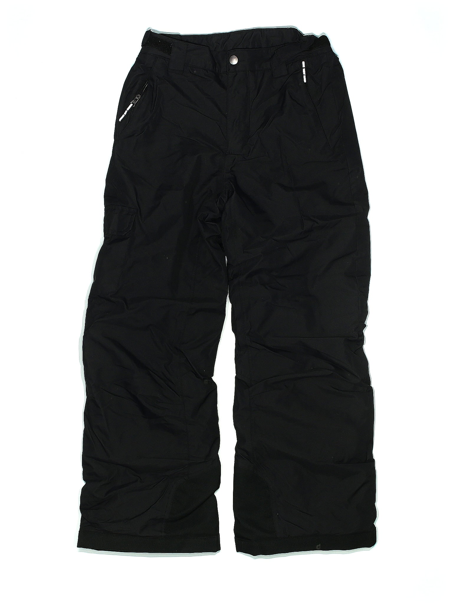 Columbia 100 Nylon Solid Black Cargo Pants Size 10 12 54 off