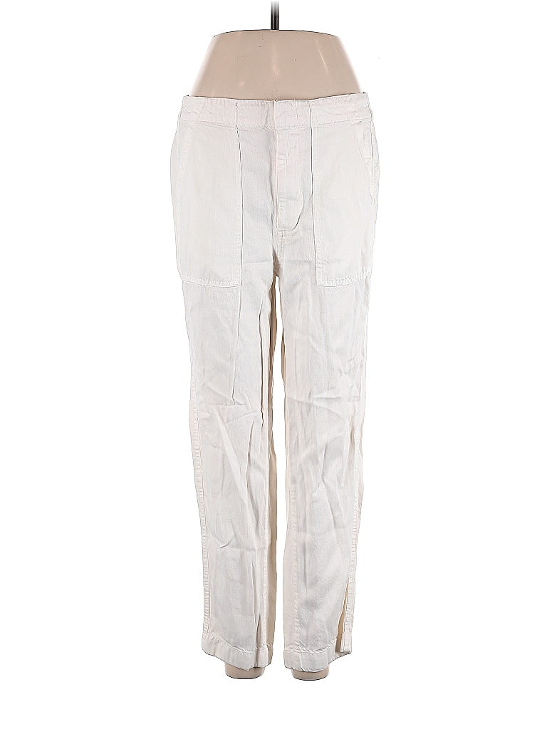 J.Crew 100% Lyocell Ivory Casual Pants Size 6 - photo 1