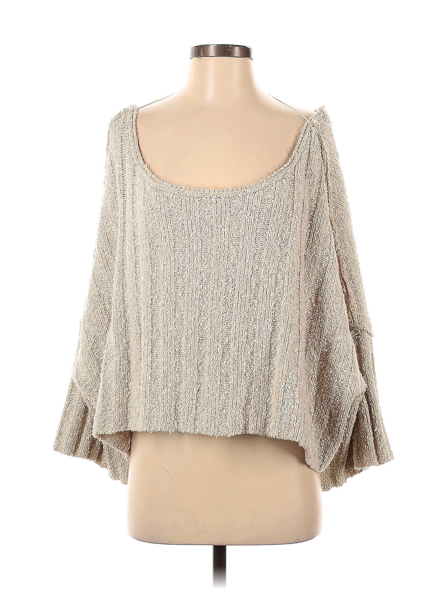 Free people tan outlet sweater