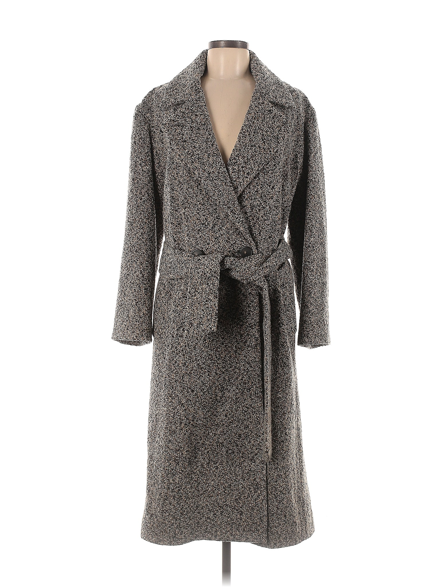 Vince. Gray Wool Coat Size M - 79% off | ThredUp