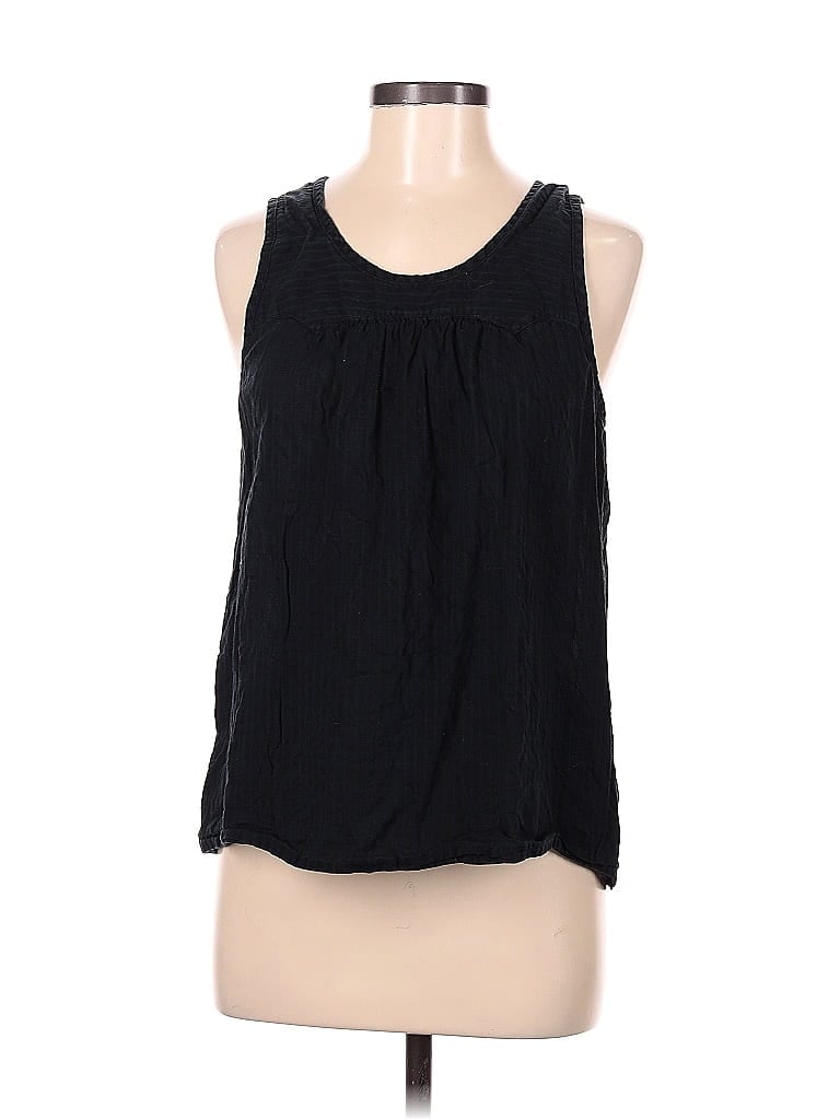 Pre-owned Ann Taylor Loft Outlet Sleeveless Blouse In Black