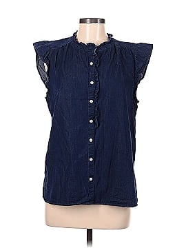 Ann Taylor LOFT Outlet Short Sleeve Button-Down Shirt (view 1)