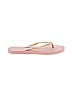 Shade & Shore Pink Flip Flops Size 8 - photo 1