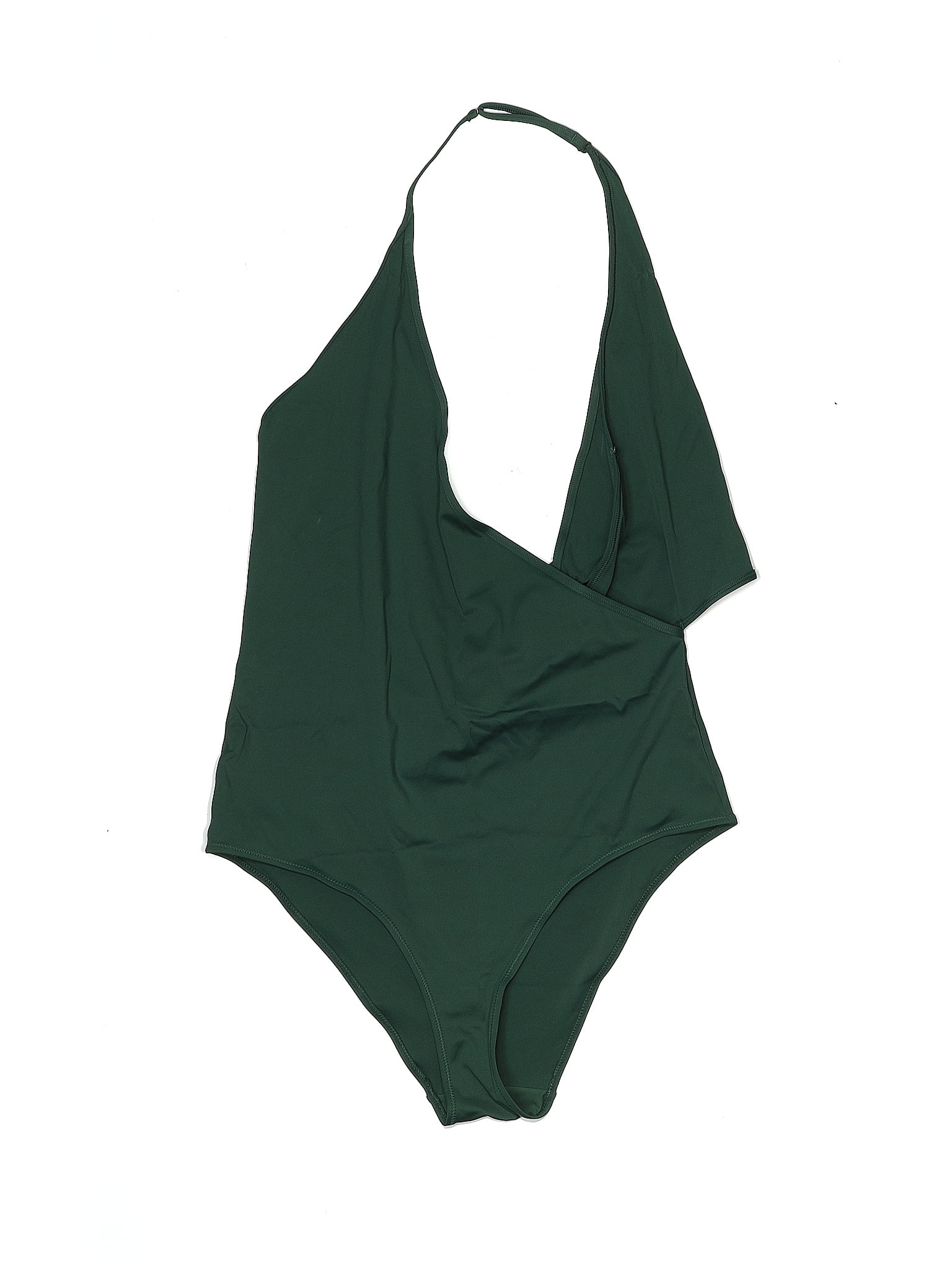 Cos Solid Green One Piece Swimsuit Size 12 74 Off Thredup