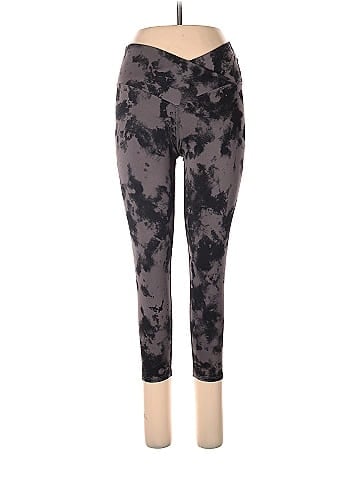 Evolution and Creation Floral Gray Active Pants Size M - 42% off