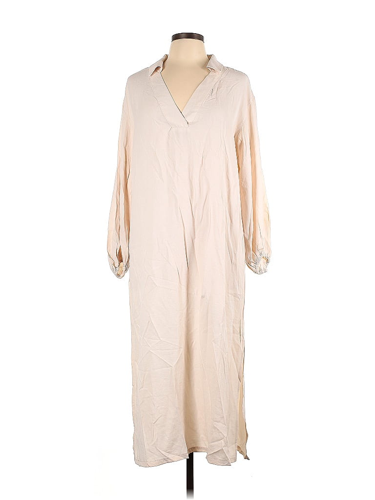 MNG Tan Casual Dress Size 6 - photo 1