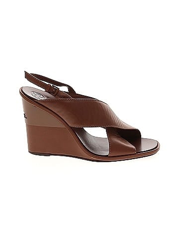 Tory burch 2024 brown wedges