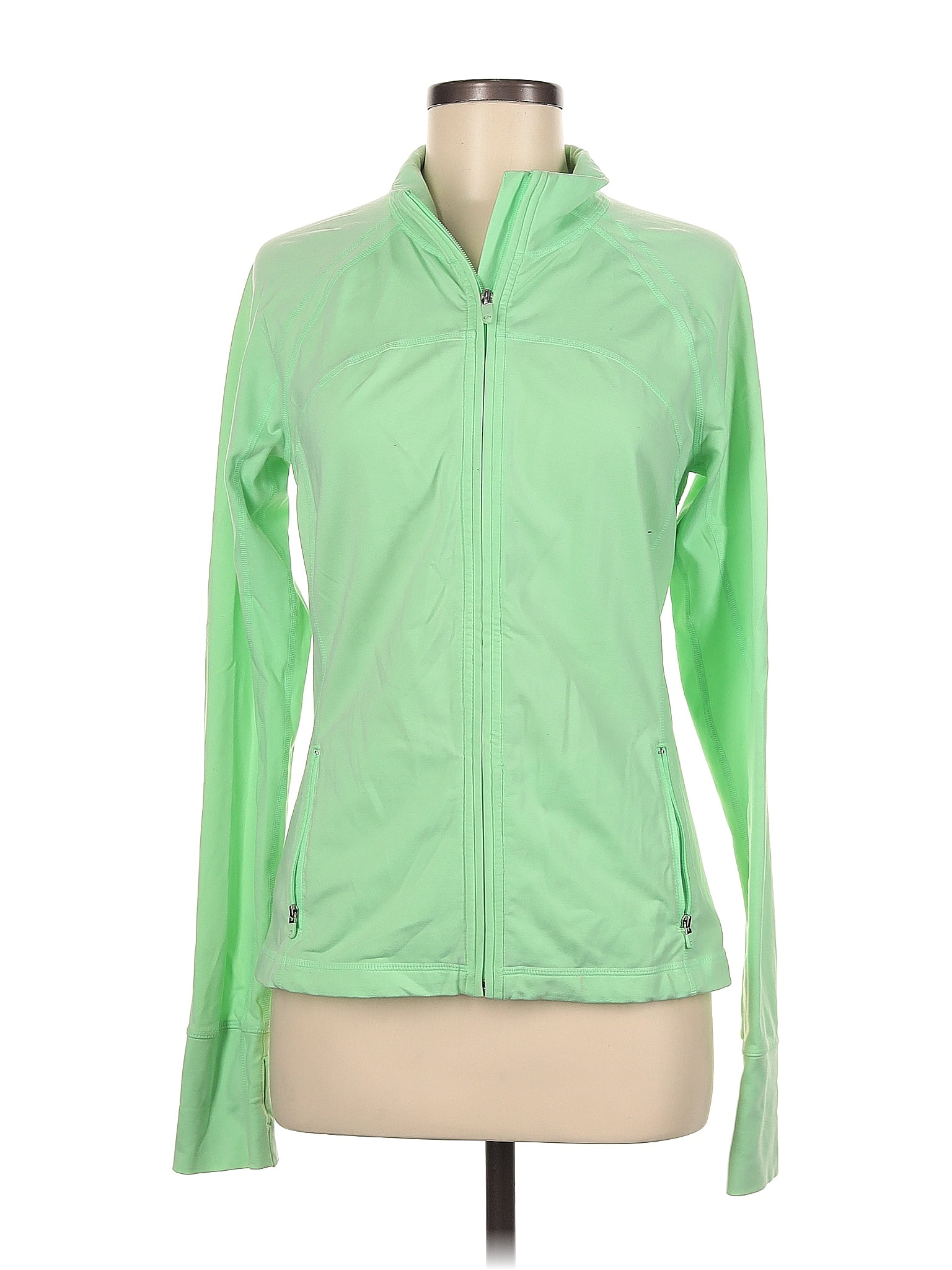 Gap Fit Solid Green Track Jacket Size M 70 Off Thredup