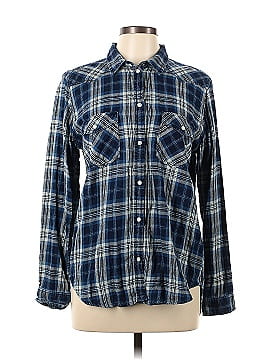 American Eagle Outfitters Long Sleeve Button-Down Shirt (view 1)