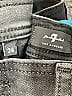 7 For All Mankind Houndstooth Argyle Tweed Chevron-herringbone Black Jeans Size 24 waist - photo 3