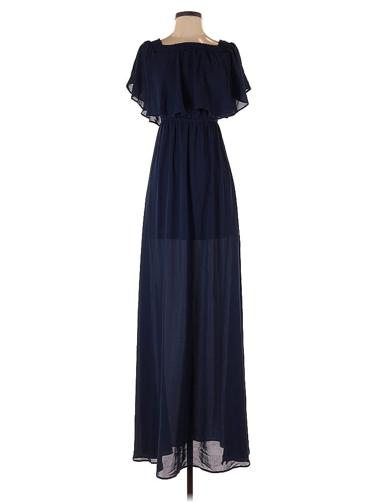 Show Me Your Mumu 100% Polyester Blue Cocktail Dress Size XXS - photo 1