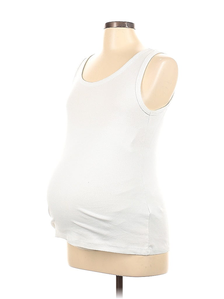 Gap Maternity White Active Tank Size L (Maternity) 56 off ThredUp