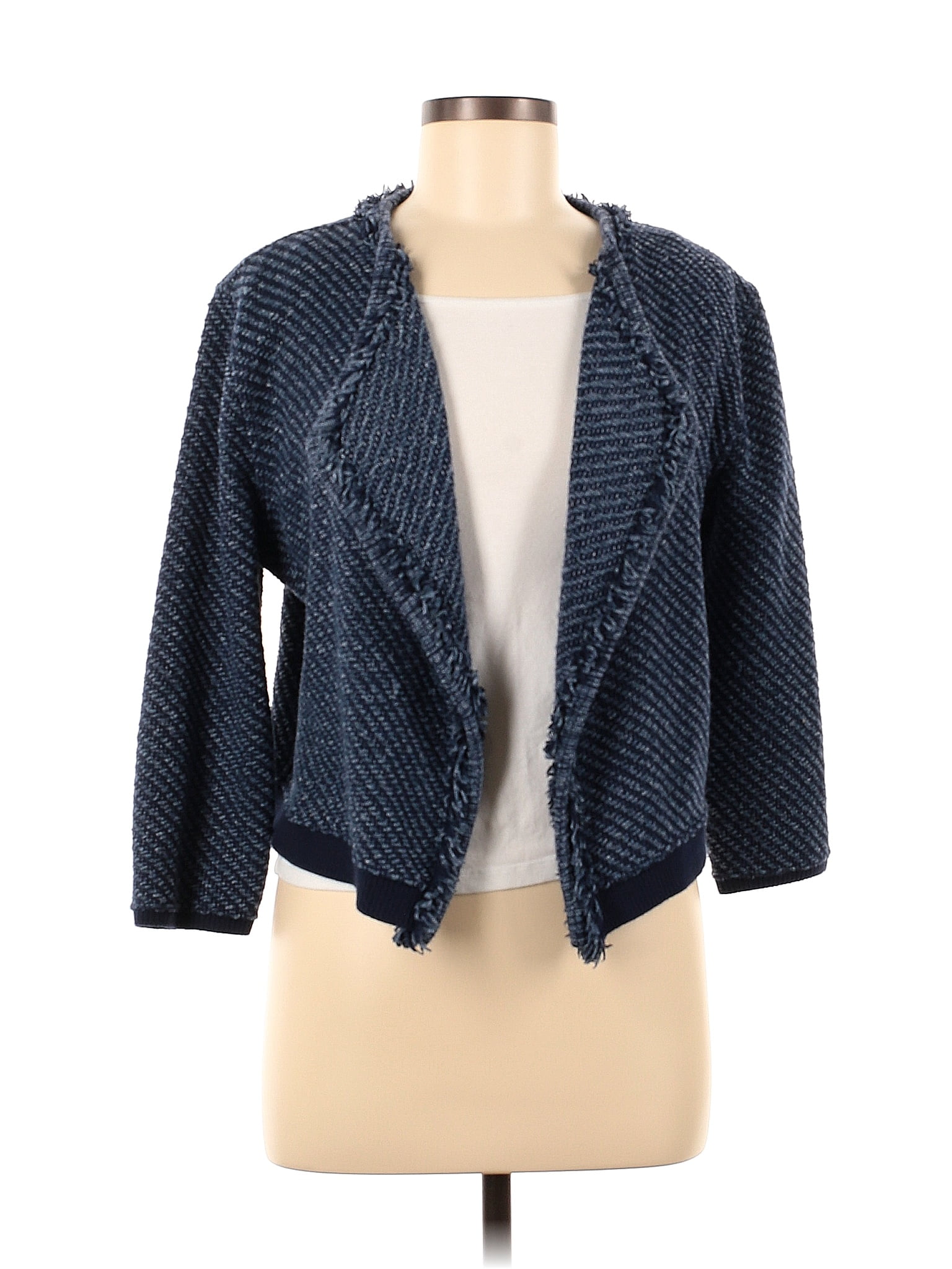 Sweater Cardigan By Ann Taylor In Orange, Size: S main image 1