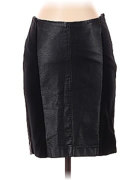 DKNY Jeans Faux Leather Skirt (view 1)