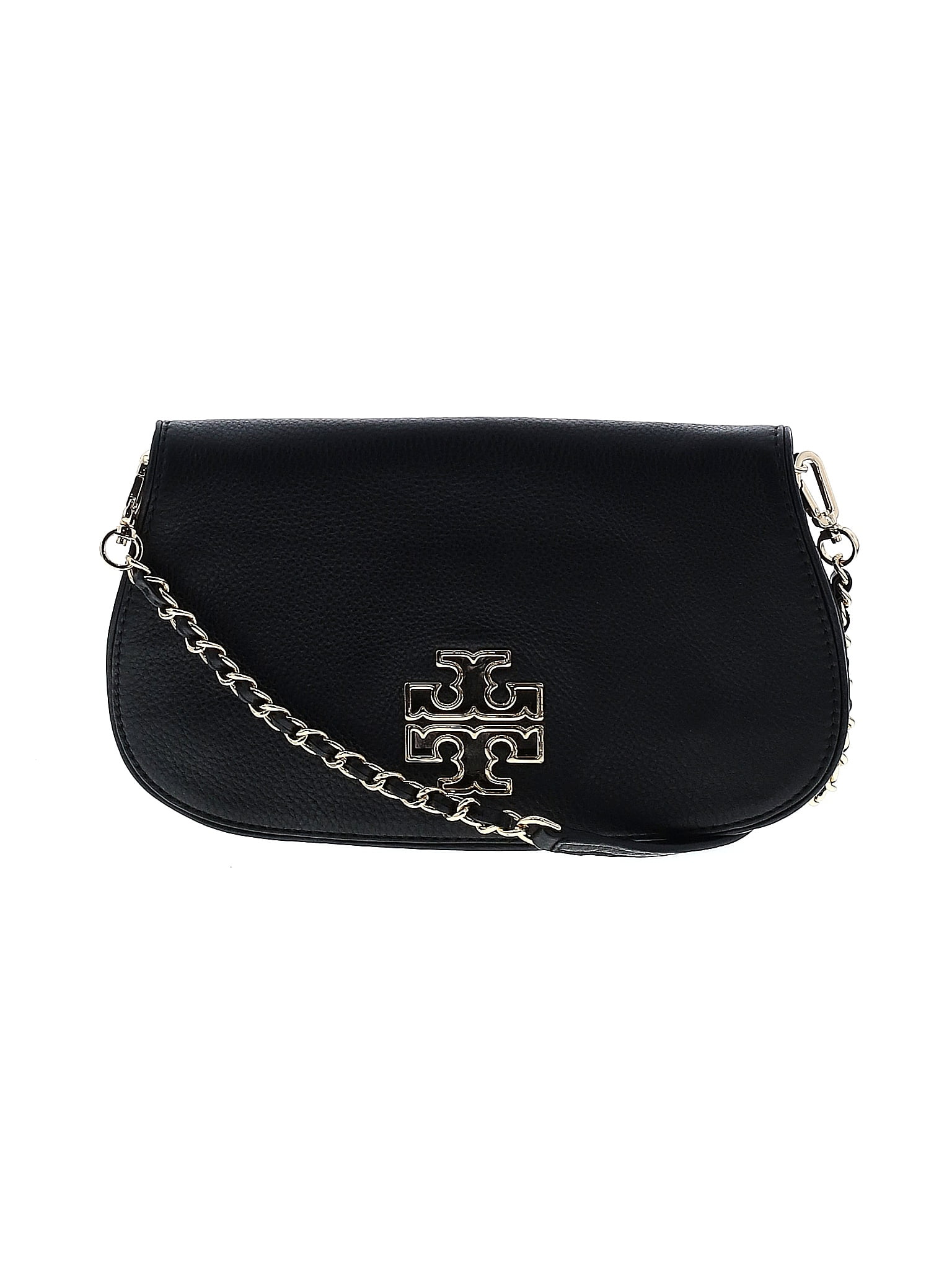 Tory Burch 100% Leather Solid Black Leather Crossbody Bag One Size - 70 ...