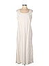 Assorted Brands 100% Linen Ivory Casual Dress Size L - photo 1