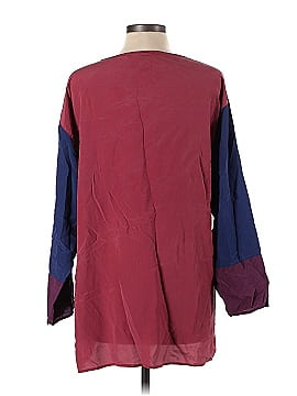 Robert Stock Long Sleeve Silk Top (view 2)