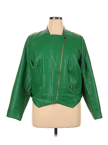 Ashley stewart hot sale leather coats