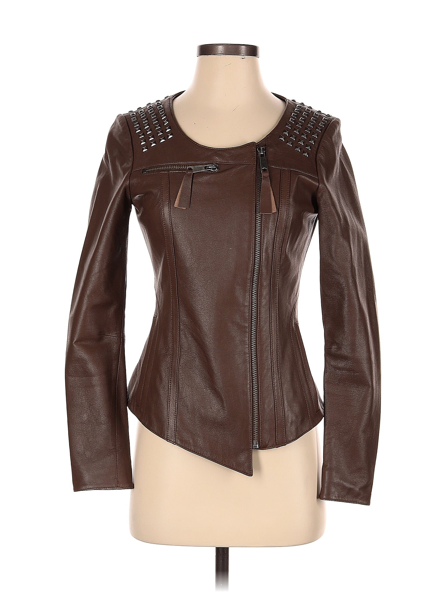 Cache leather jacket sale