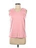 Allyson Whitmore Pink Sleeveless T-Shirt Size M - photo 1