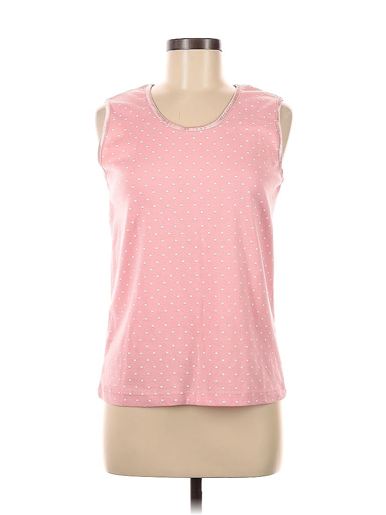 Allyson Whitmore Pink Sleeveless T-Shirt Size M - photo 1