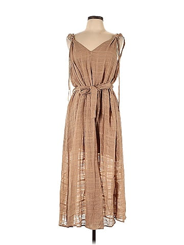 Zara tan clearance dress