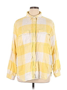 American Eagle Outfitters Long Sleeve Button-Down Shirt (view 1)