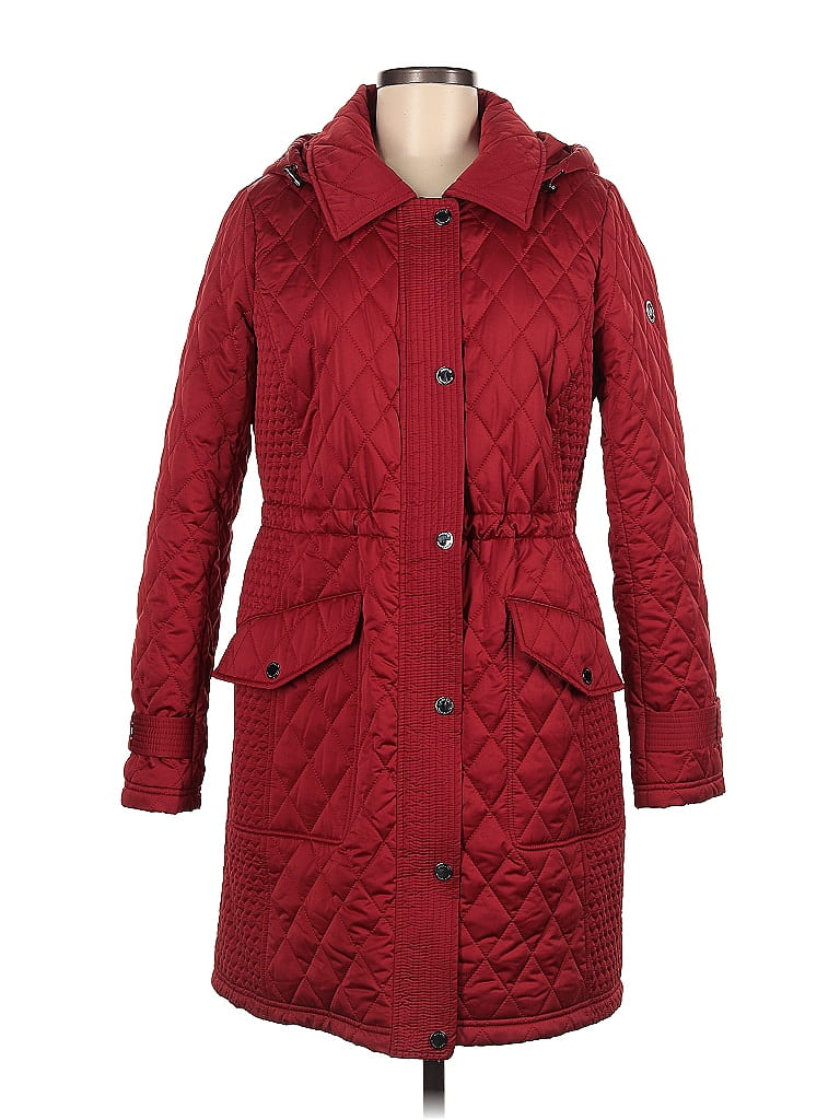 Coat Trench Coat By Michael By Michael Kors In Red, Size: Xs main image 1