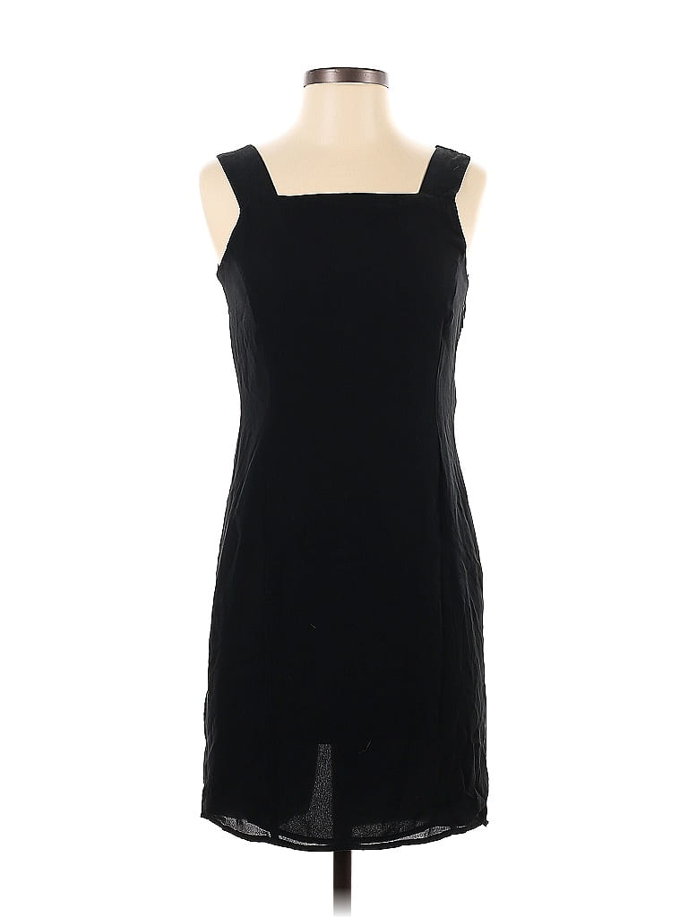 Petite Sophisticate 100% Silk Solid Black Casual Dress Size 4 - 75% off ...