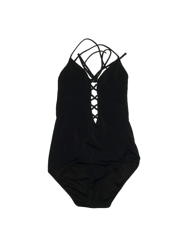 Victorias Secret Solid Black One Piece Swimsuit Size S 52 Off Thredup 2056