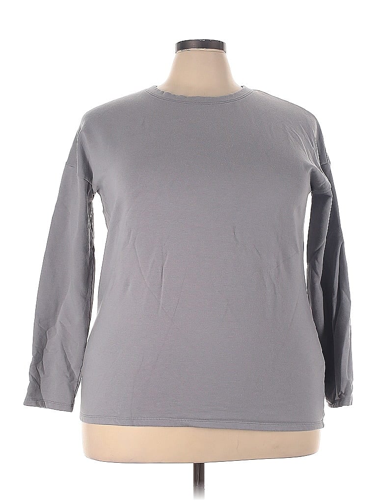 THOM KELLY Gray Sweatshirt Size XXL - photo 1