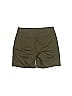 FRAME 100% Cotton Solid Green Shorts 25 Waist - photo 2