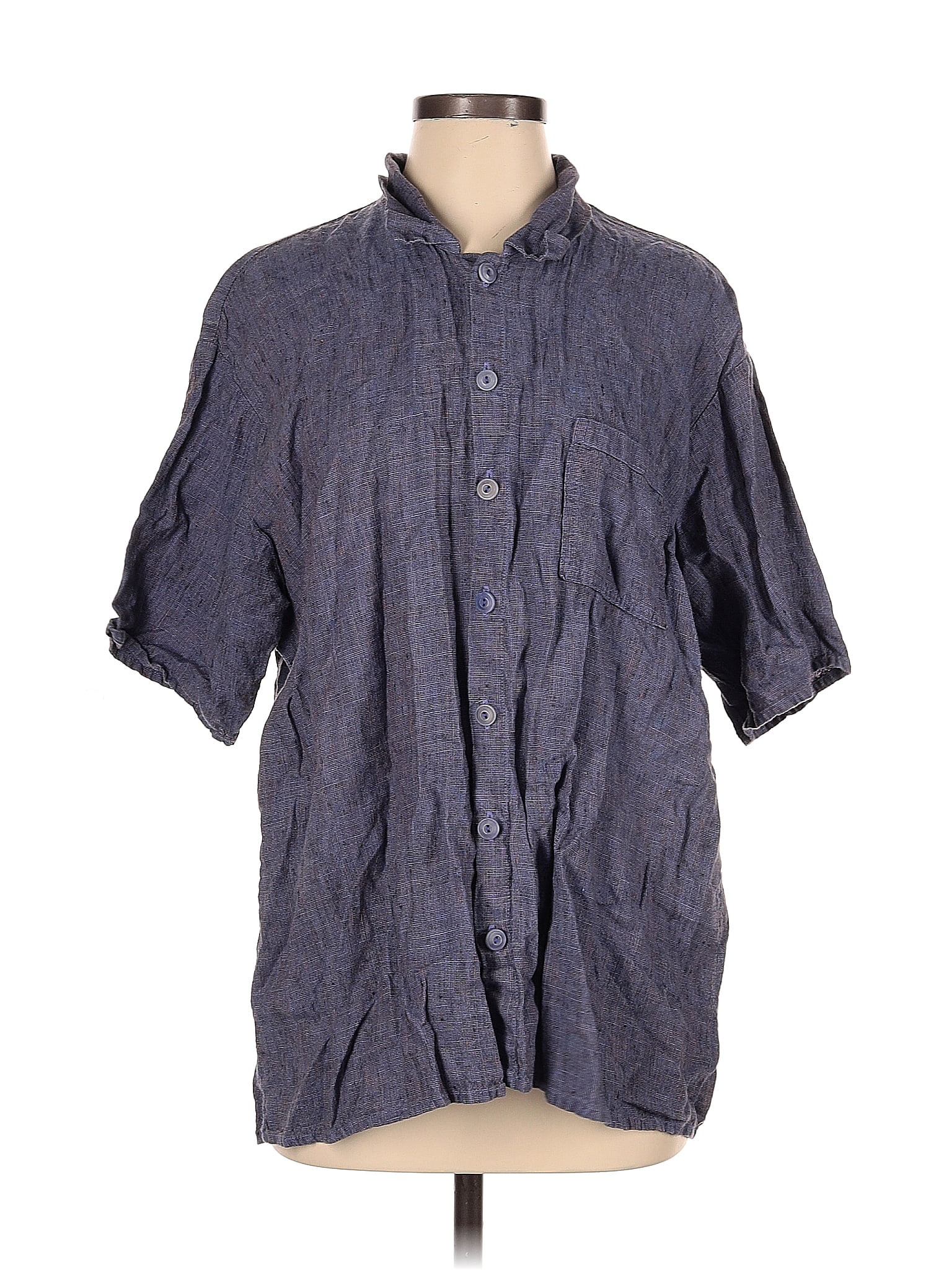 Flax By Jeanne Engelhart Short Sleeve Button Down Size XS - $20 - From  Ashley