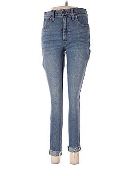 Madewell 10" High-Rise Skinny Jeans in Ainsworth Wash: Raw-Hem Edition (view 1)