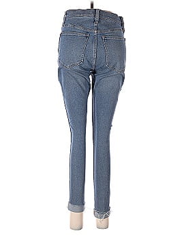 Madewell 10" High-Rise Skinny Jeans in Ainsworth Wash: Raw-Hem Edition (view 2)