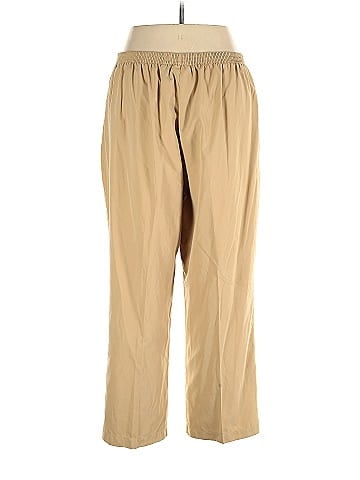 Alfred dunner khaki on sale pants