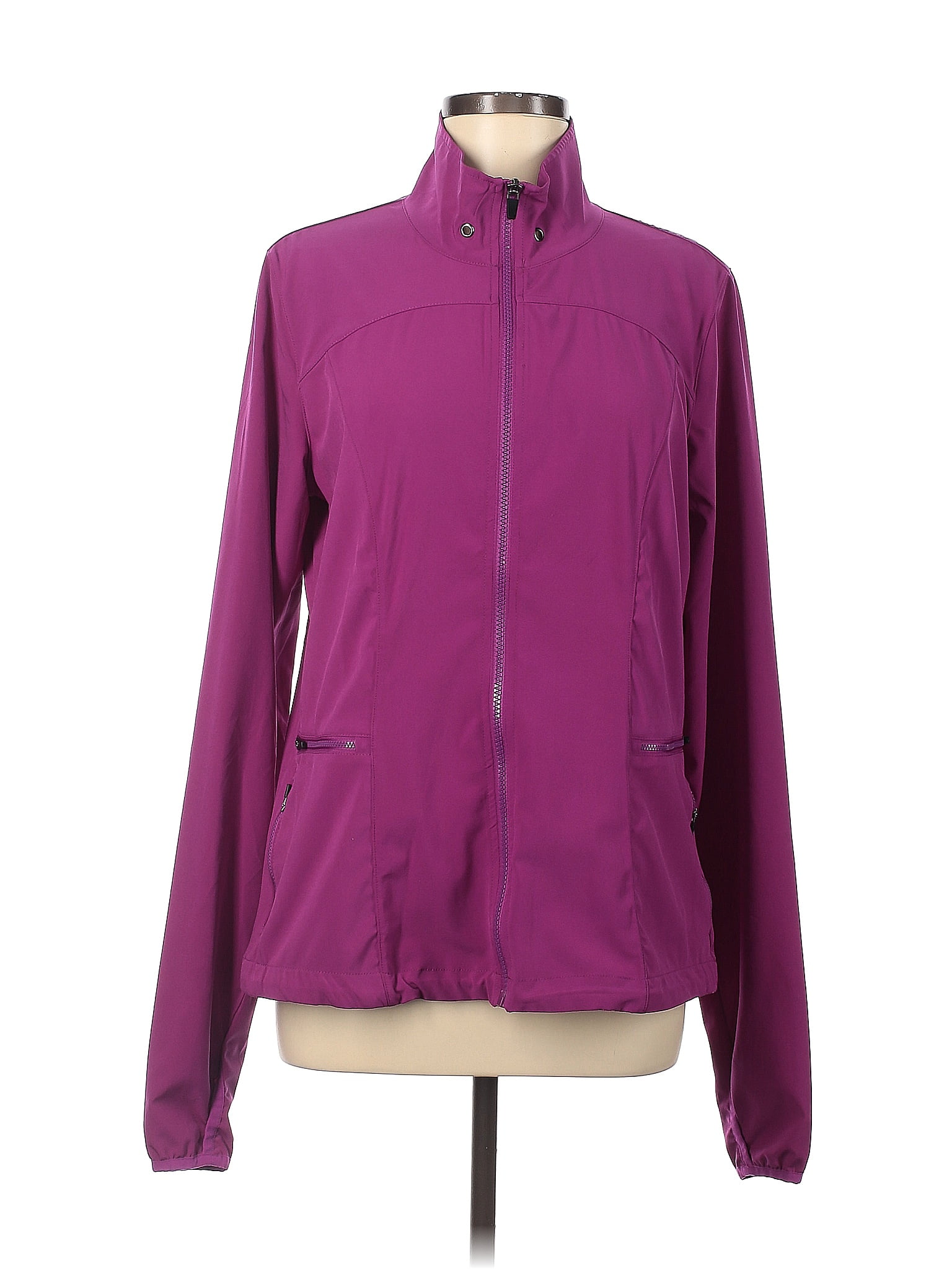 Fabletics Purple Track Jacket Size M - 67% off | ThredUp