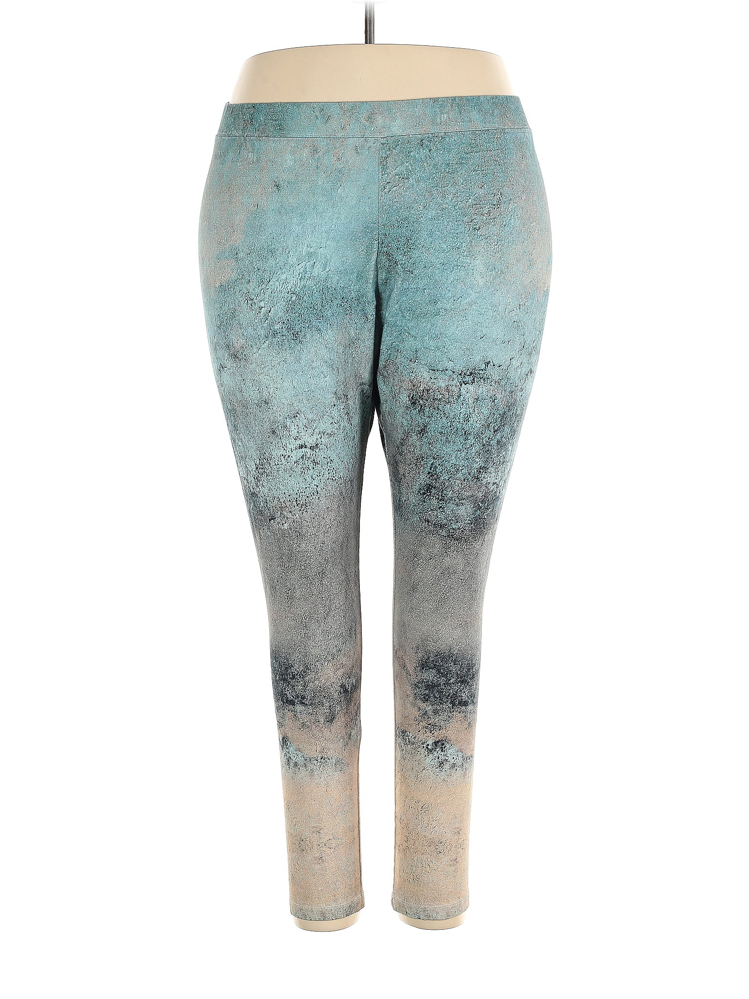 Soft Surroundings Multi Color Teal Leggings Size 2X (Plus) - 62% off ...