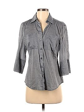 Ann Taylor Factory 3/4 Sleeve Button-Down Shirt (view 1)