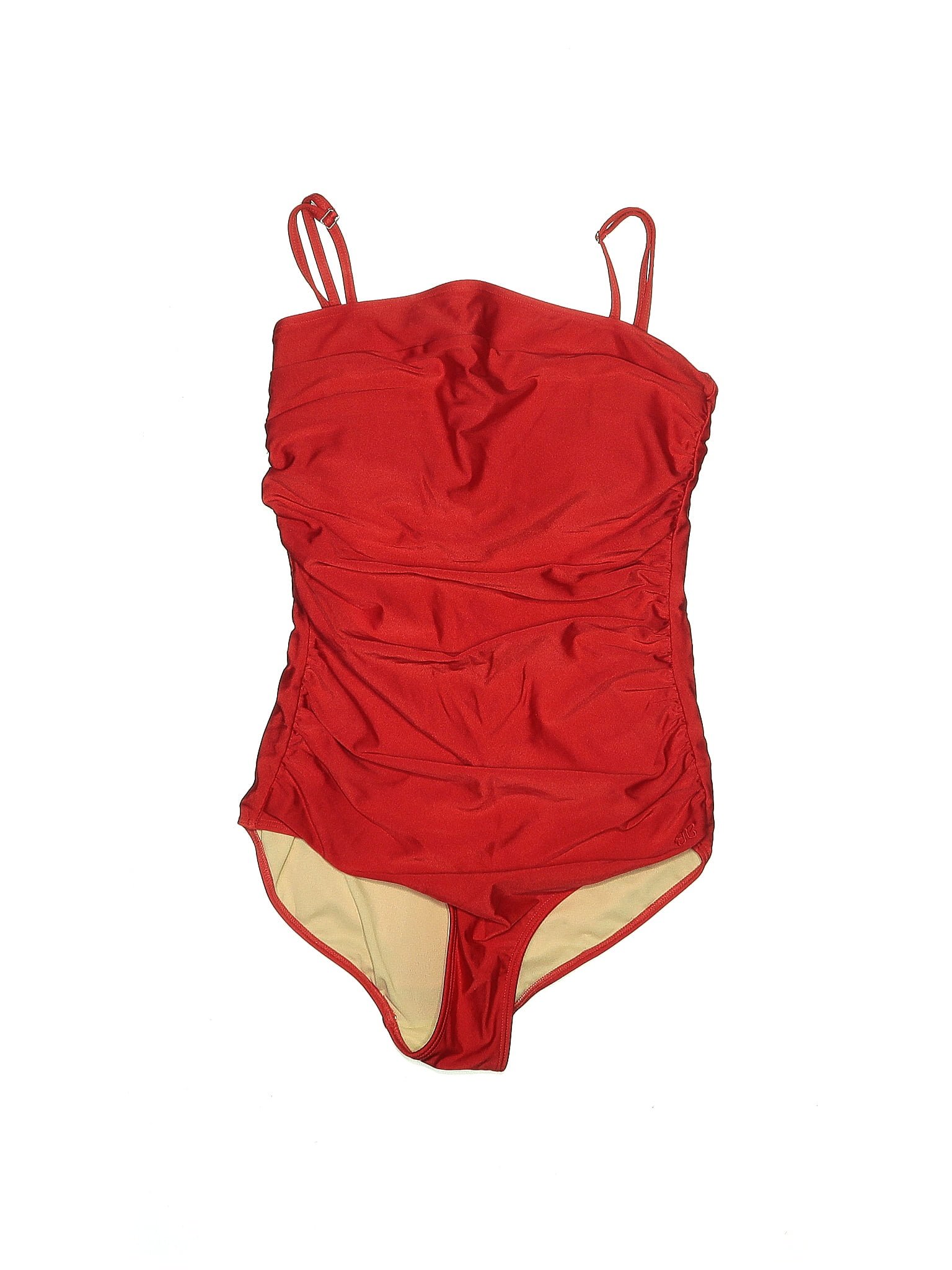 Assorted Brands Solid Red One Piece Swimsuit Size S 50 Off Thredup