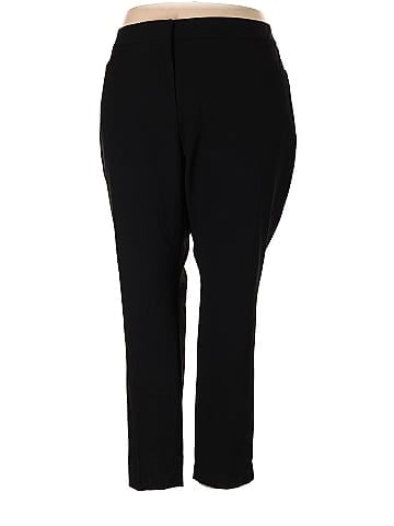 Halogen Polka Dots Black Casual Pants Size 24 (Plus) - 65% off