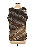 Assorted Brands Brown Sleeveless Blouse Size L - photo 2