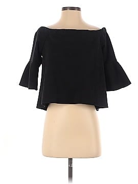 Lisa & Lucy Faux Leather Top (view 1)
