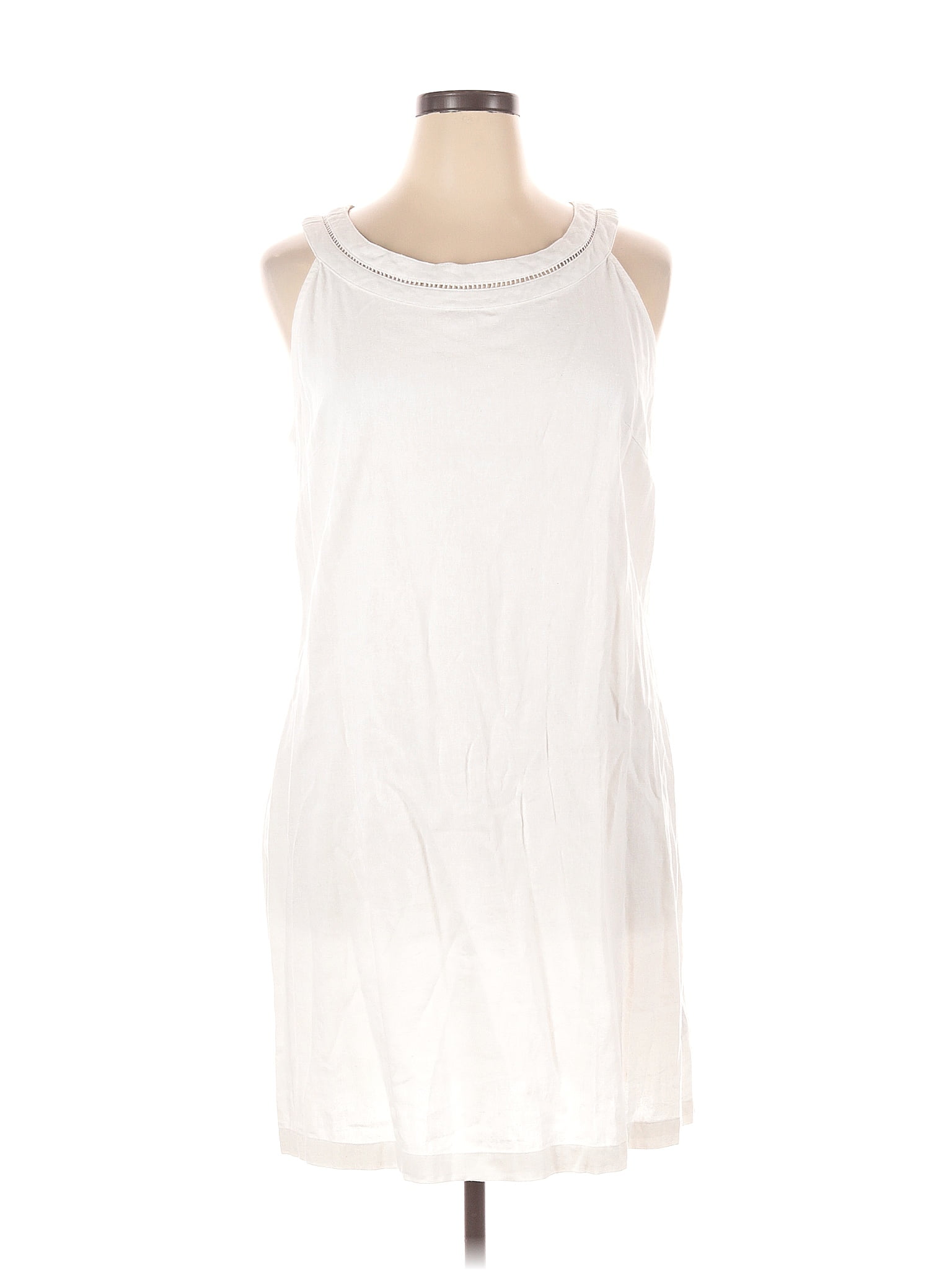 Charlie Paige Solid White Casual Dress Size Xl 53 Off Thredup